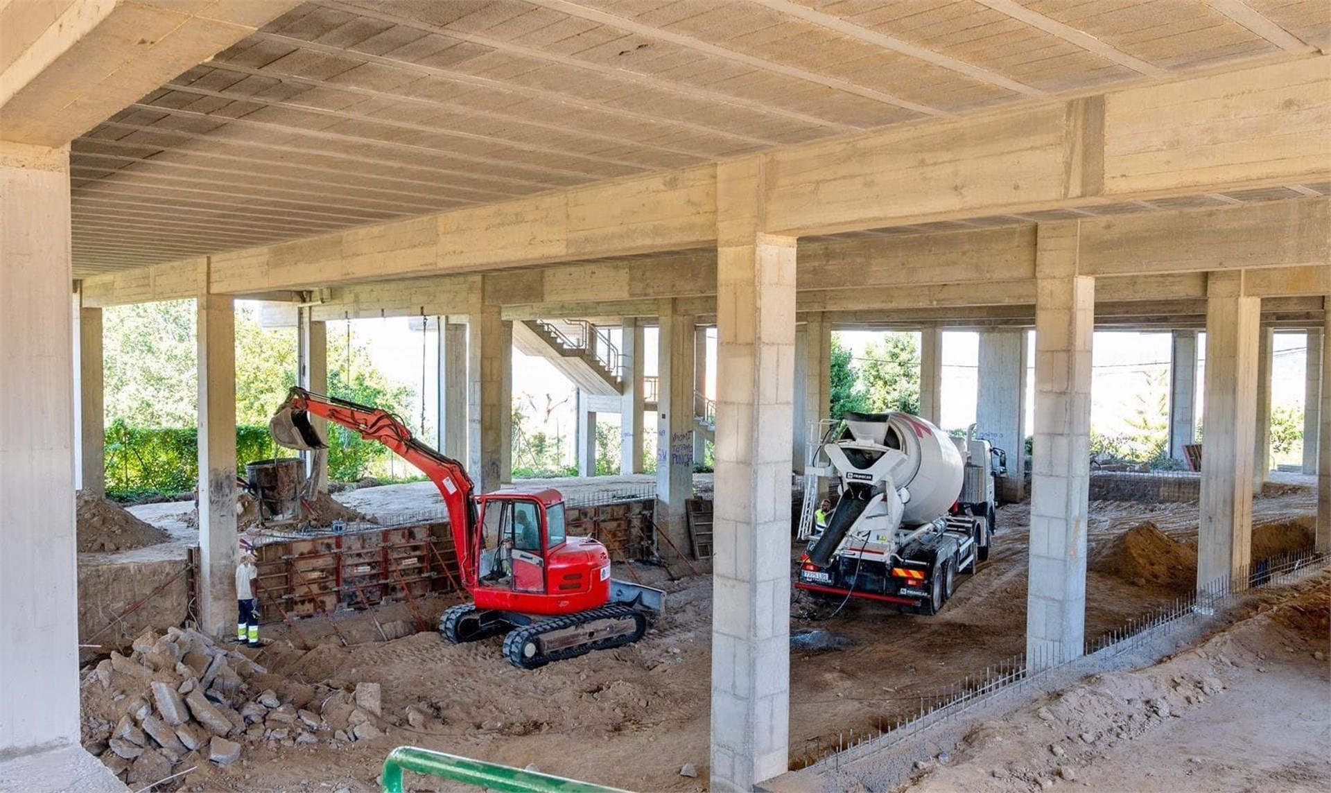 Preparamos el terreno antes de una construcción